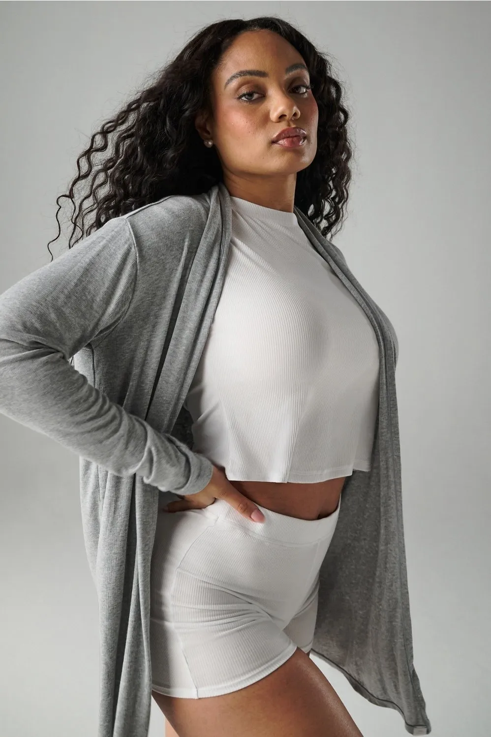 Soft Rib Cardigan sold by Fabletics