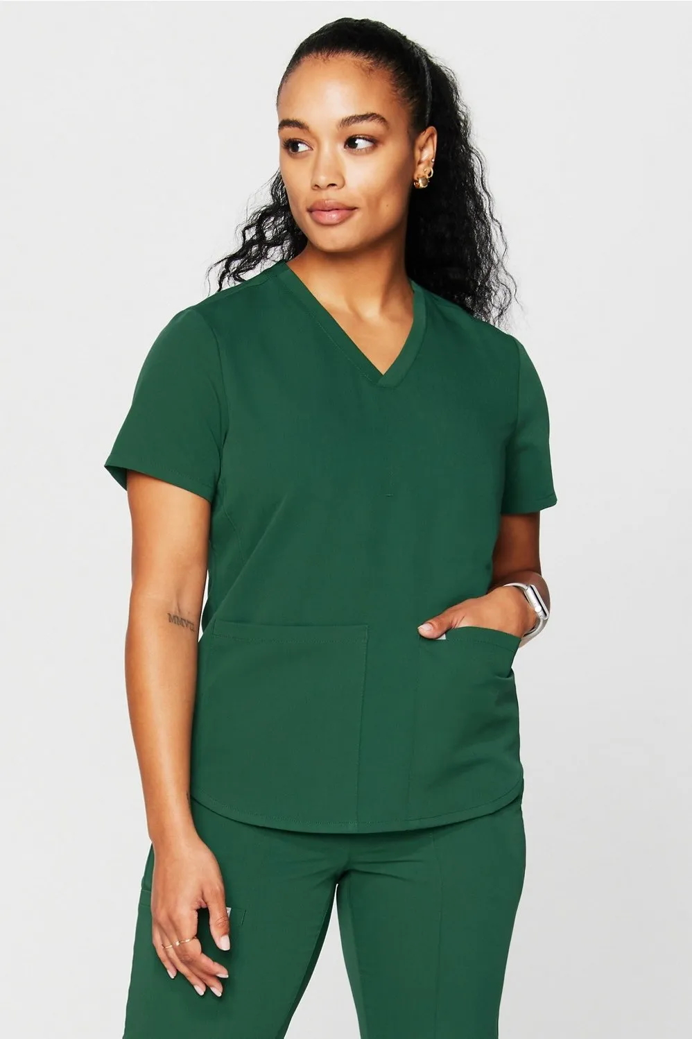 Method 2-Pocket Scrub Top (Petite Fit) sold by Fabletics