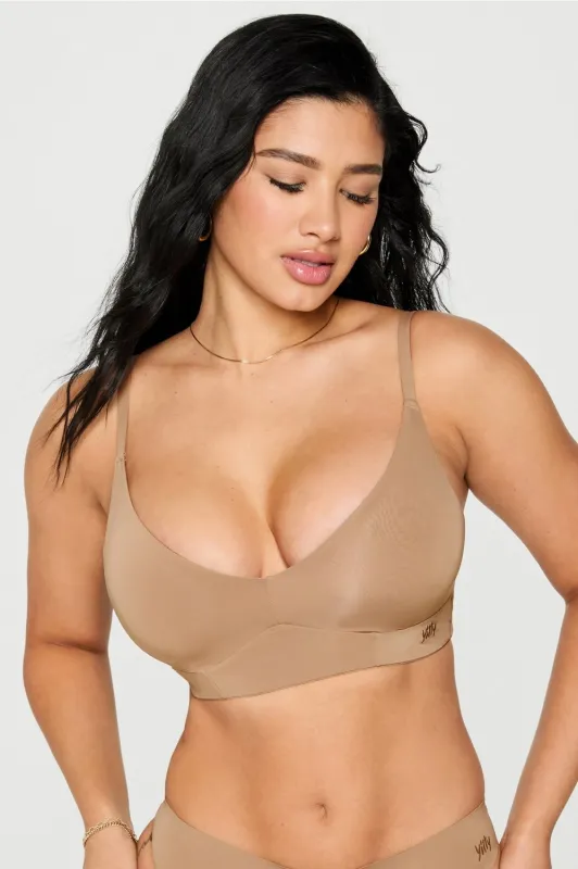 Smoothed Reality Plunge Bra sold by Fabletics