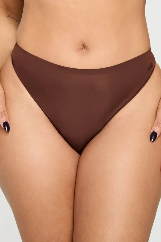 Smoothed Reality Mid Rise Thong sold by Fabletics