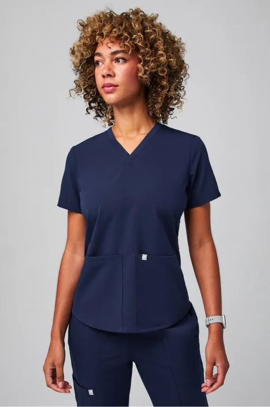 Method Flex 2-Pocket Scrub Top sold by Fabletics