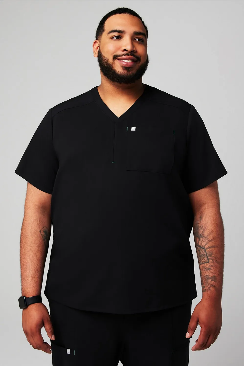 Helix 1-Pocket Scrub Top sold by Fabletics