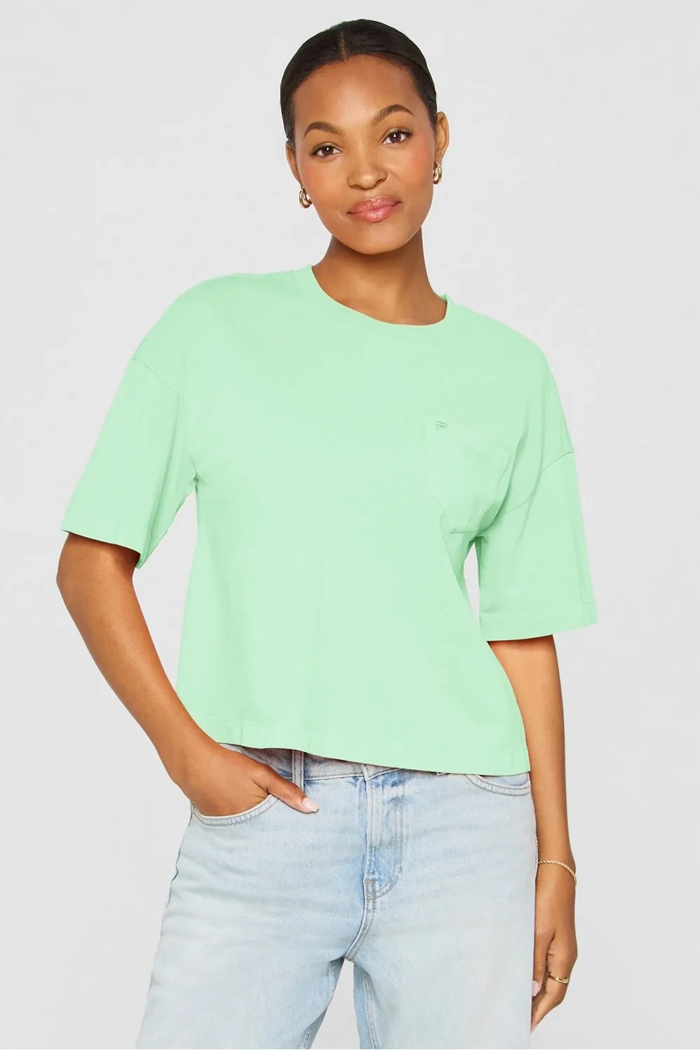 Heavy Cotton Pocket Tee sold by Fabletics