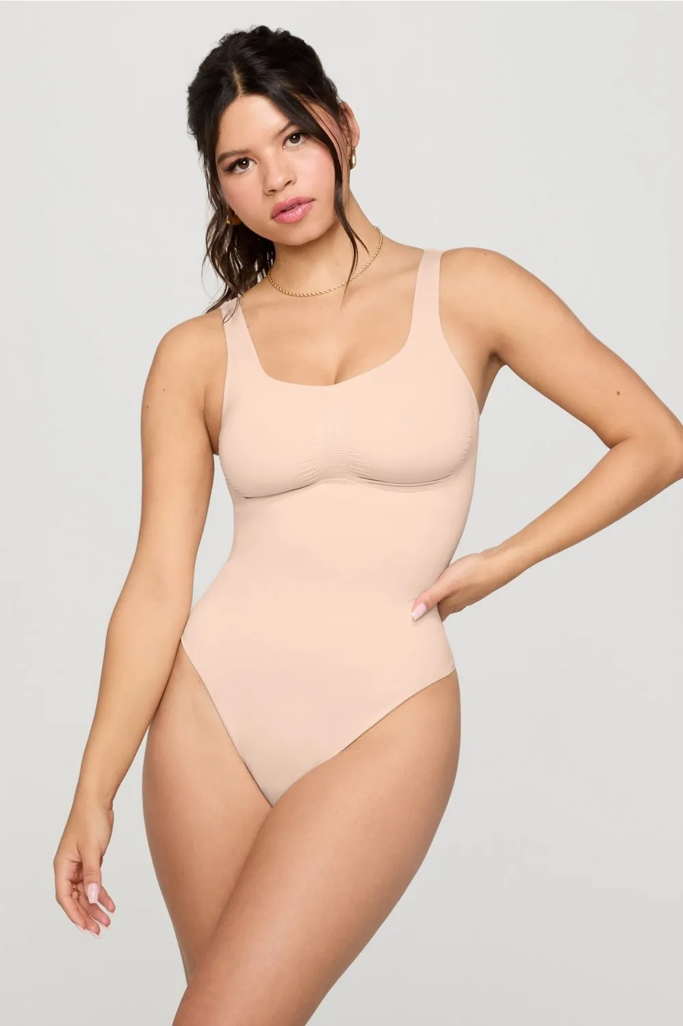 Nearly Naked Shapewear Thong Bodysuit sold by Fabletics
