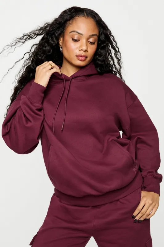 Cozy Fleece Slouchy Hoodie sold by Fabletics