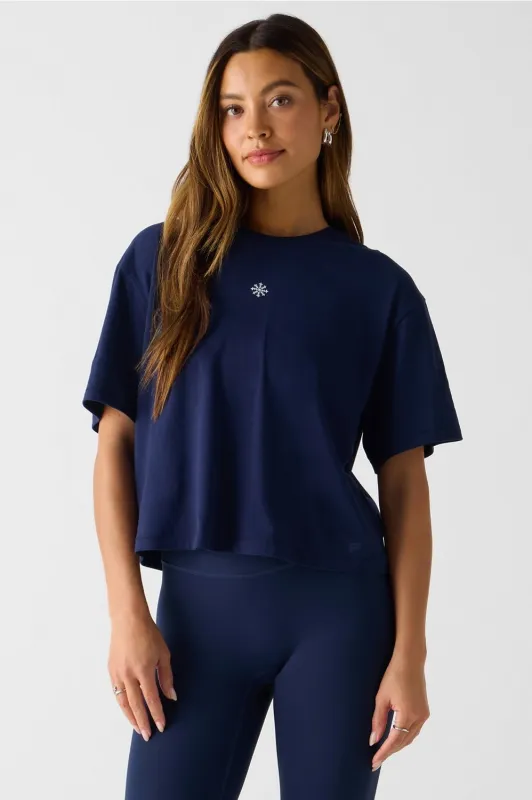 100% Cotton Boxy Tee sold by Fabletics