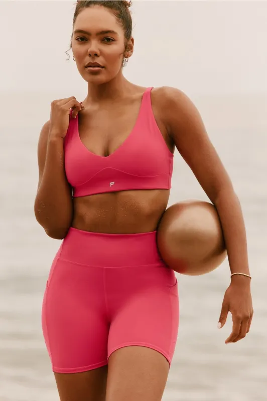 PureLuxe Longline Low Impact Bra sold by Fabletics