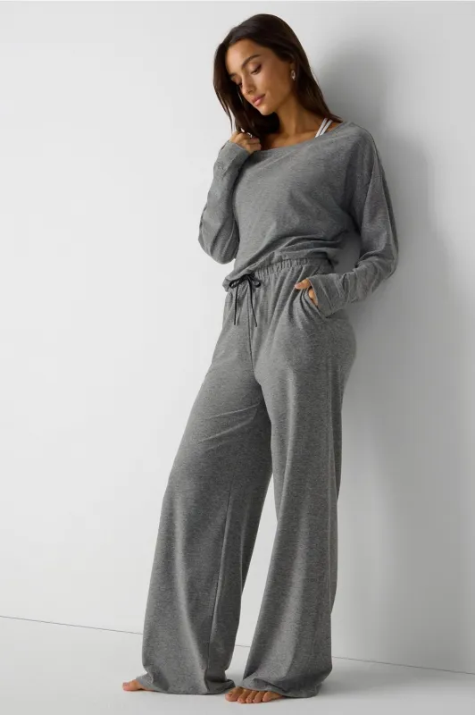 Cloud Jersey Off Shoulder Onesie sold by Fabletics