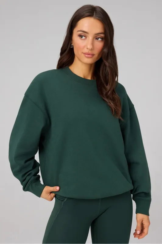 Cozy Fleece Crew Neck Sweatshirt sold by Fabletics