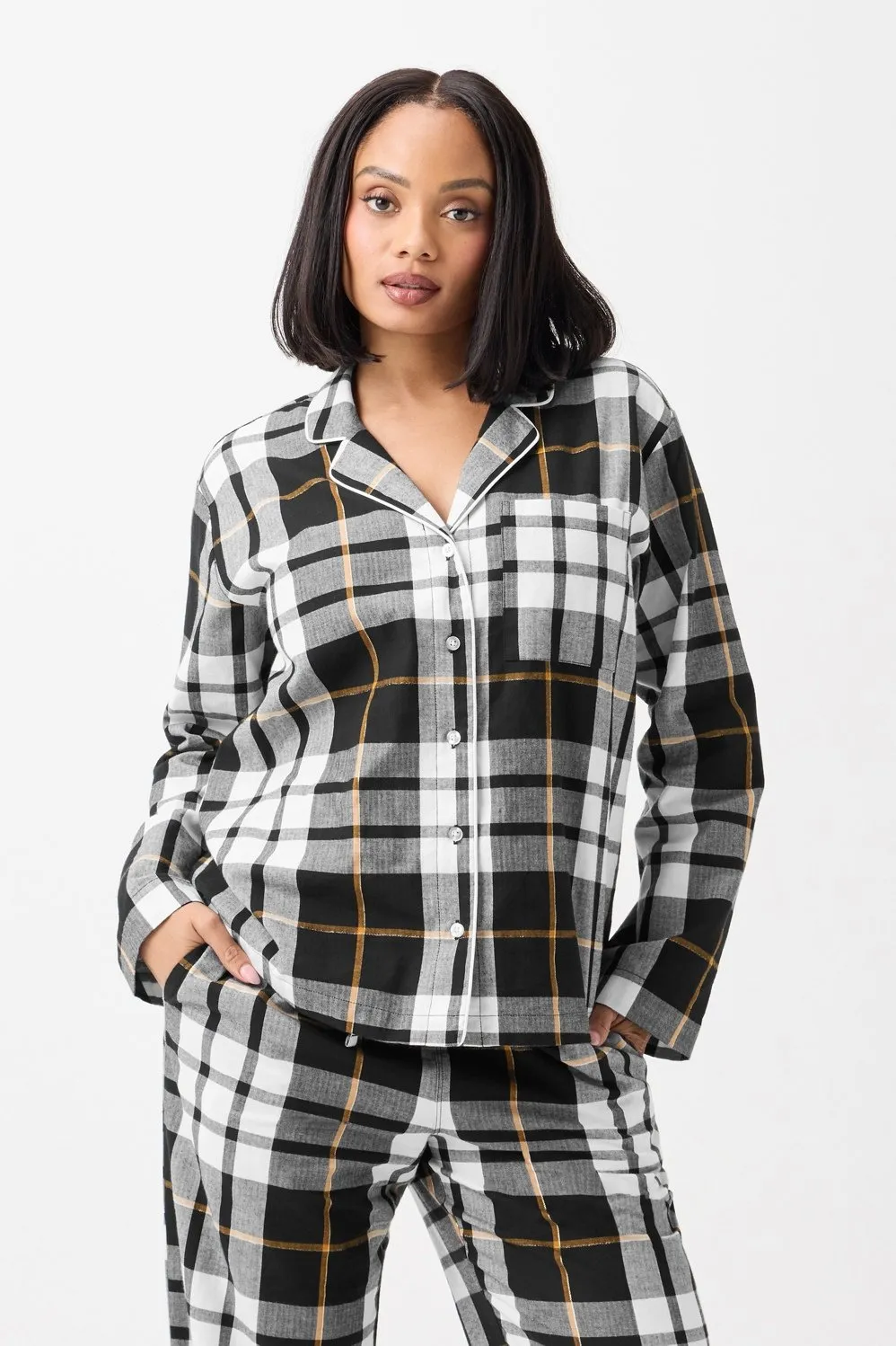 Dream Flannel Long Sleeve Top sold by Fabletics