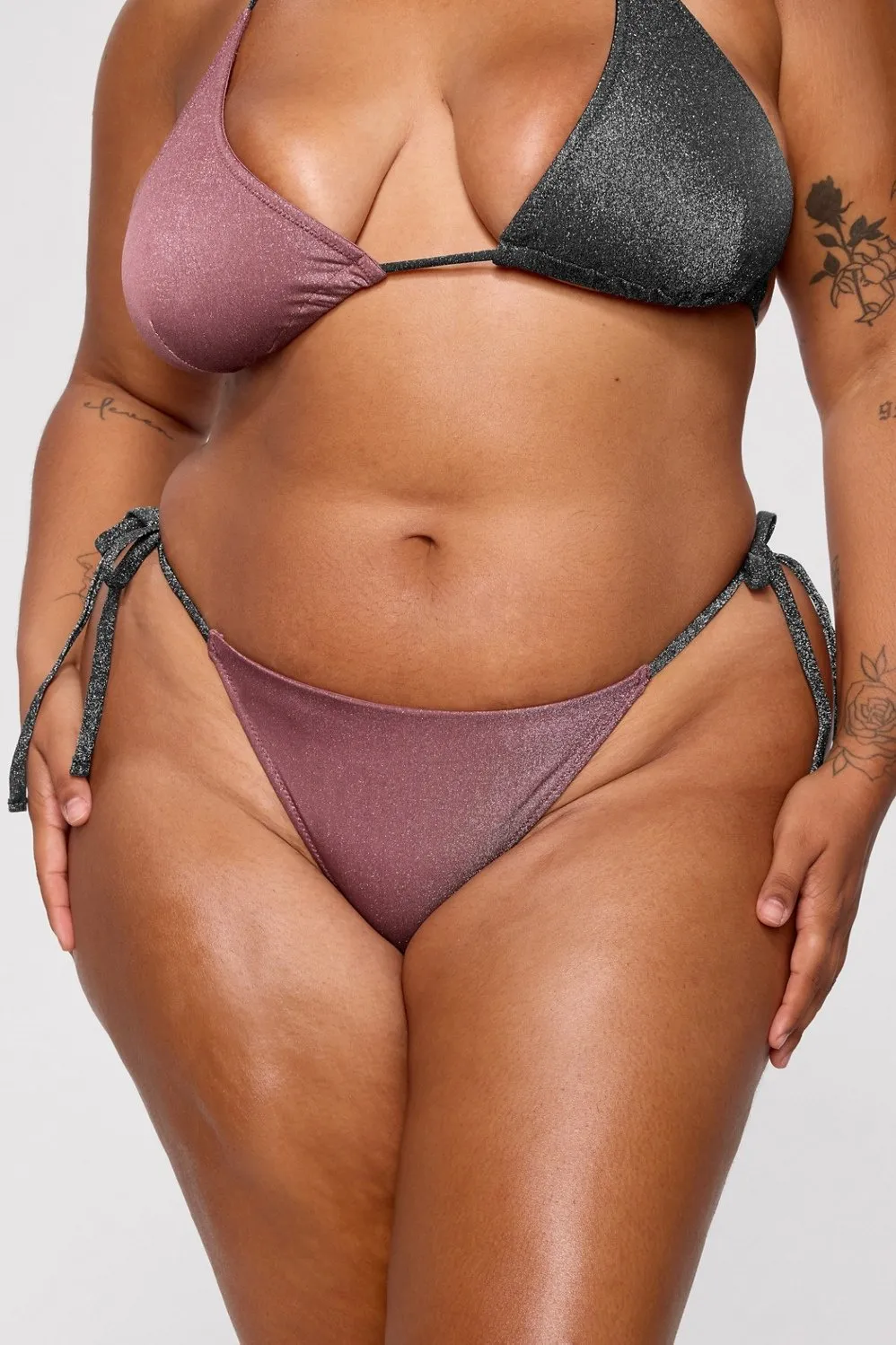 Swim Luxe Side Tie Thong Bikini sold by Fabletics