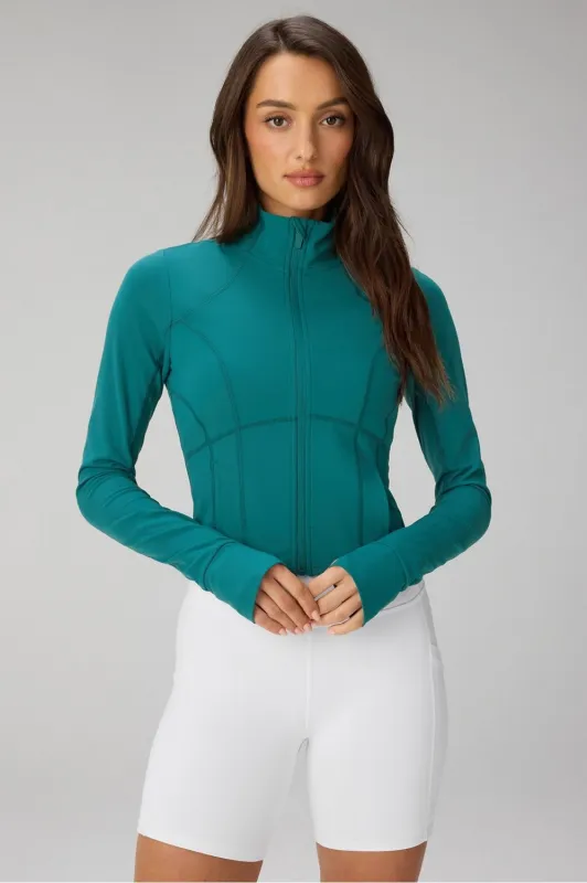 Perfect Storm Cropped Train Jacket sold by Fabletics