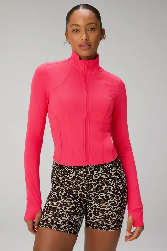 Perfect Storm Cropped Train Jacket sold by Fabletics