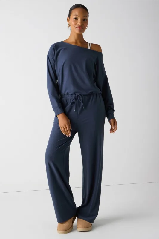 Cloud Jersey Off Shoulder Onesie sold by Fabletics