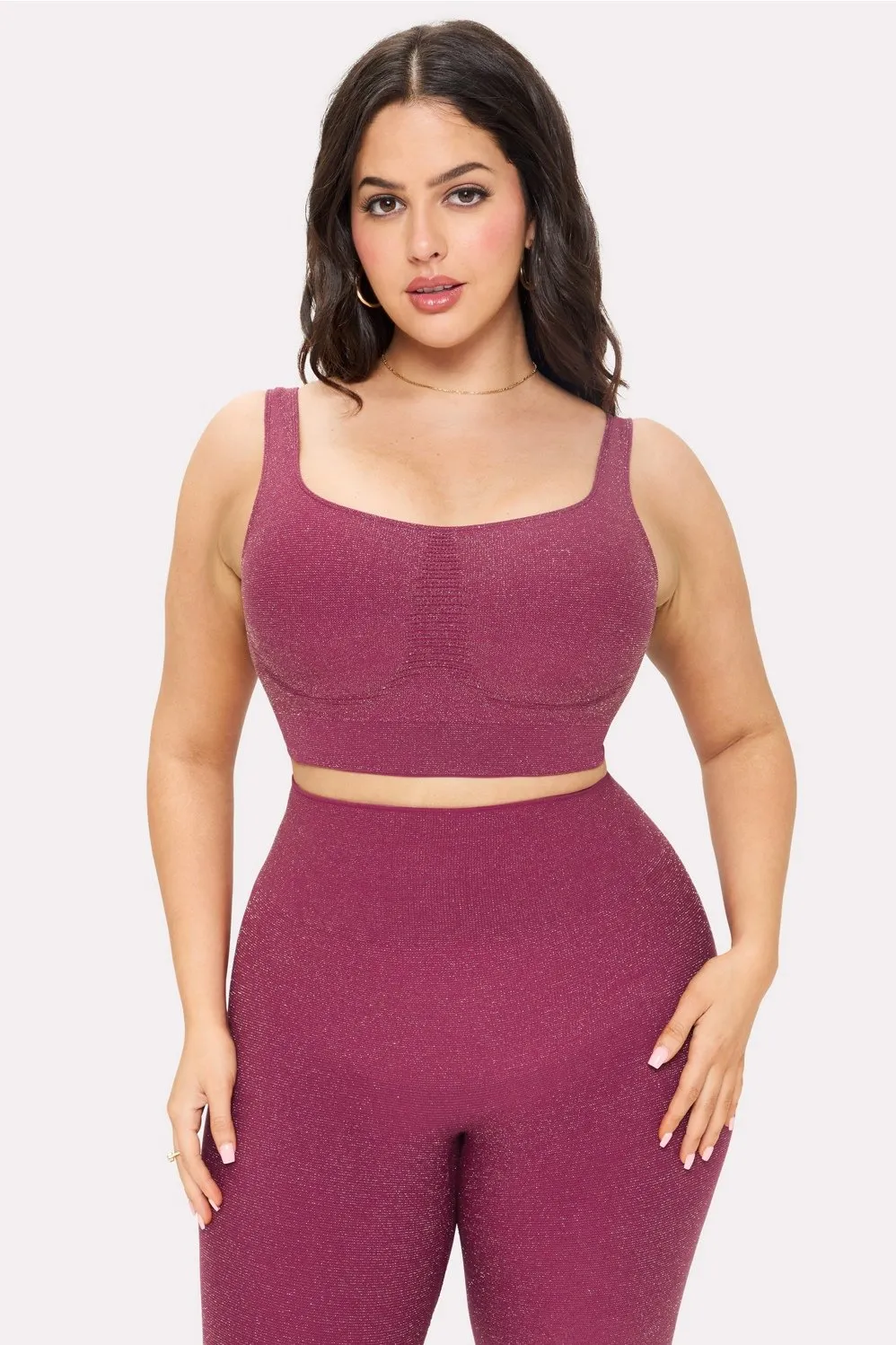 Nearly Naked Luxe Shapewear Midi Bra sold by Fabletics