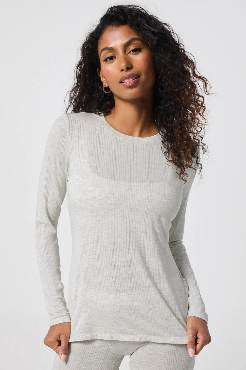 Luxe360 Rib Long-Sleeve Top sold by Fabletics