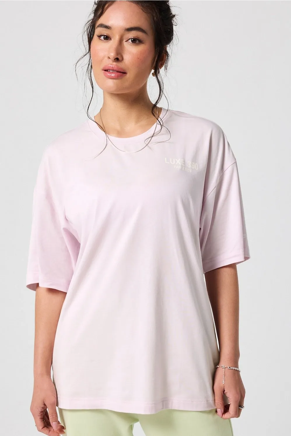 24-7 Luxe Oversized Tee sold by Fabletics
