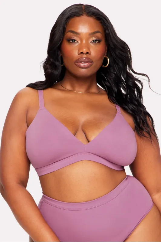 Snug Cotton Supportive Triangle Bralette sold by Fabletics
