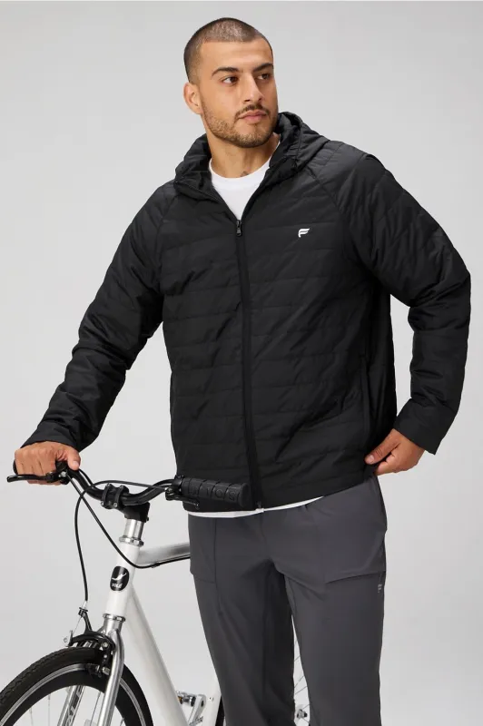 The Commuter Light Fill Jacket sold by Fabletics