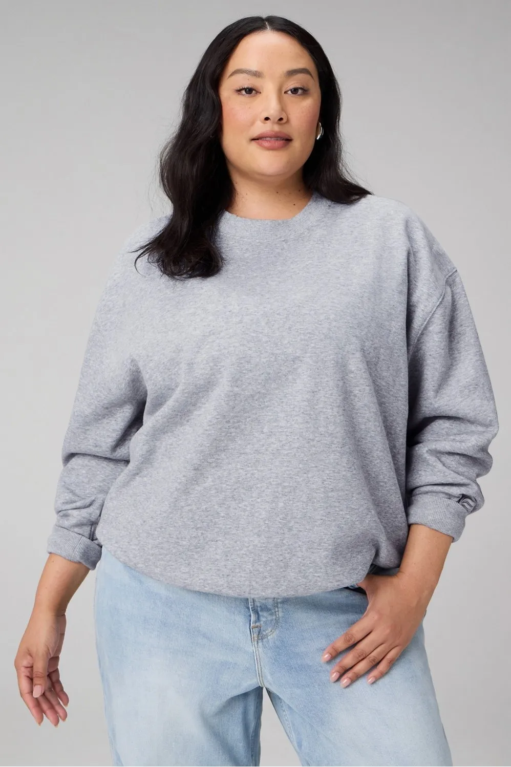 Cozy Fleece Crew Neck Sweatshirt sold by Fabletics