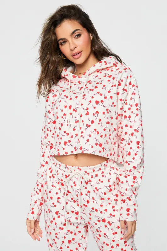 Cozy Fleece Everyday Cropped Hoodie sold by Fabletics