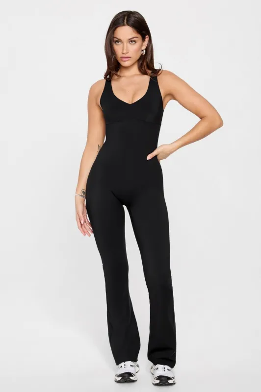 Ultra-Smooth Flare Catsuit sold by Fabletics