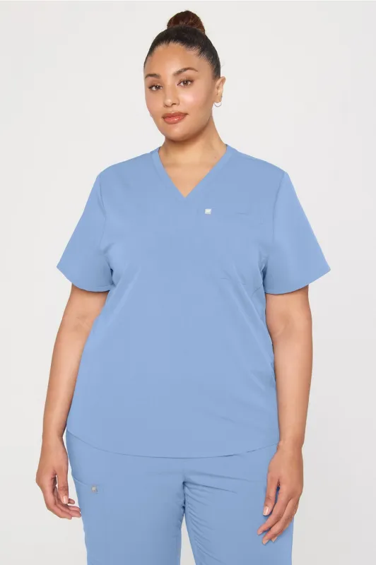 Vital 1-Pocket Scrub Top (Petite Fit) sold by Fabletics