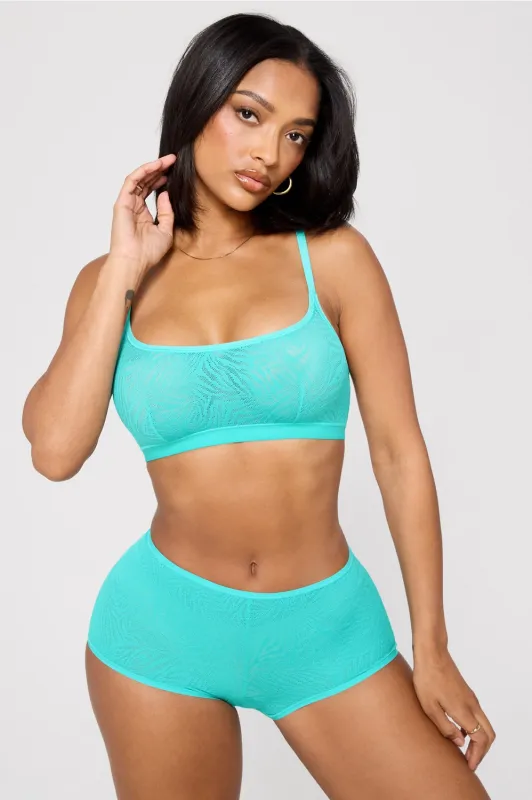 Hot Mesh Scoop Bralette sold by Fabletics