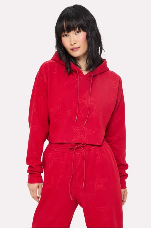 Cozy Fleece Everyday Cropped Hoodie sold by Fabletics