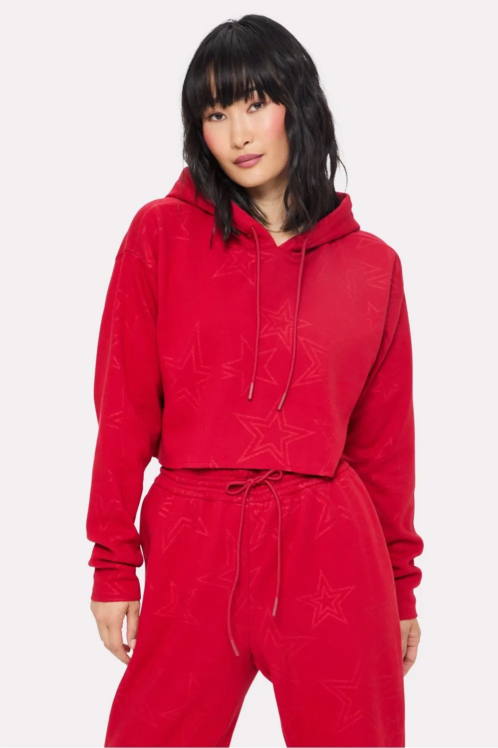 Cozy Fleece Everyday Cropped Hoodie sold by Fabletics
