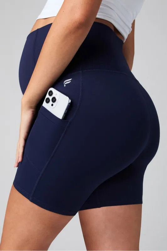 PureLuxe High-Waisted Maternity 6'' Short sold by Fabletics