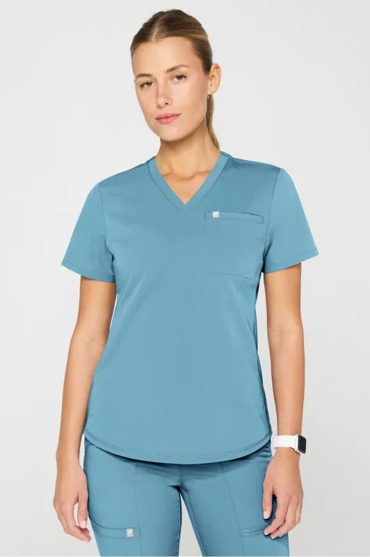 Vital Flex 1-Pocket Scrub Top sold by Fabletics