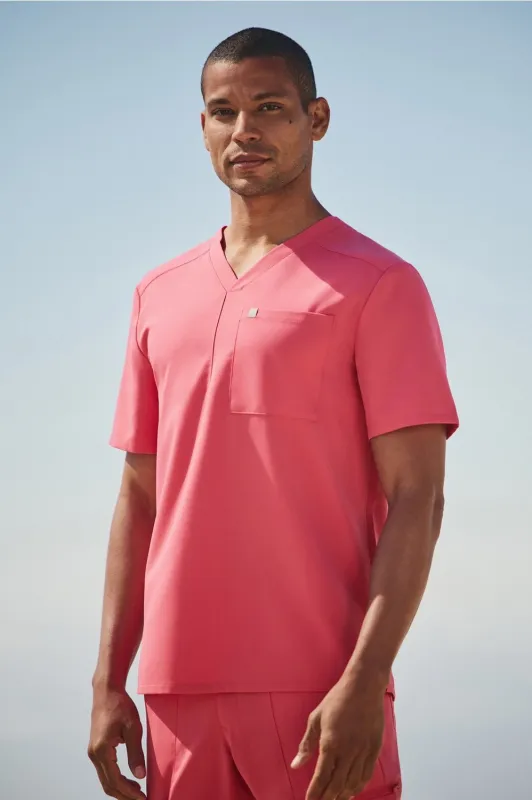 Helix 1-Pocket Scrub Top sold by Fabletics