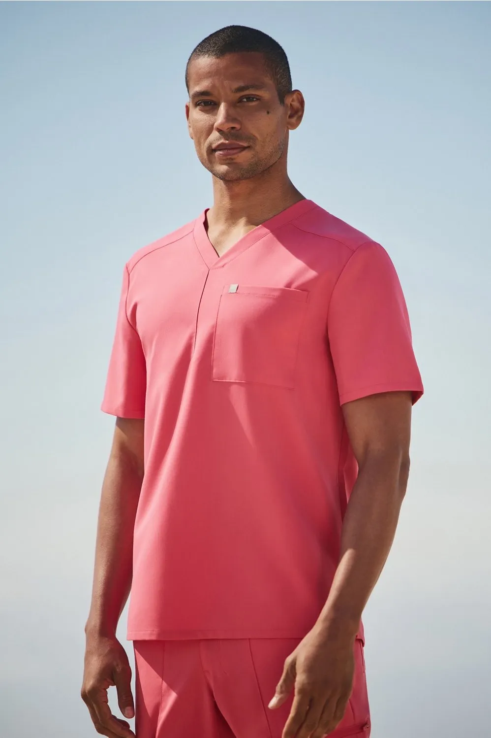 Helix 1-Pocket Scrub Top sold by Fabletics