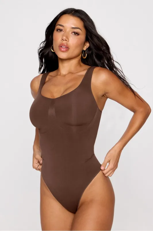 Nearly Naked Shapewear Thong Bodysuit sold by Fabletics