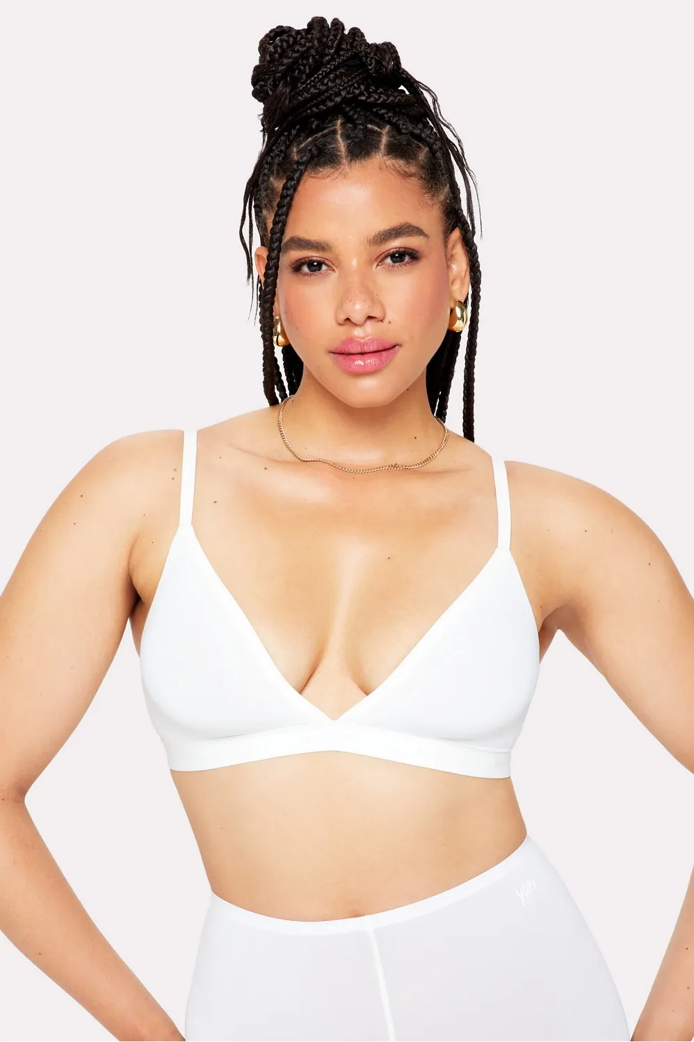 Smoothed Reality Supportive Triangle Bralette sold by Fabletics