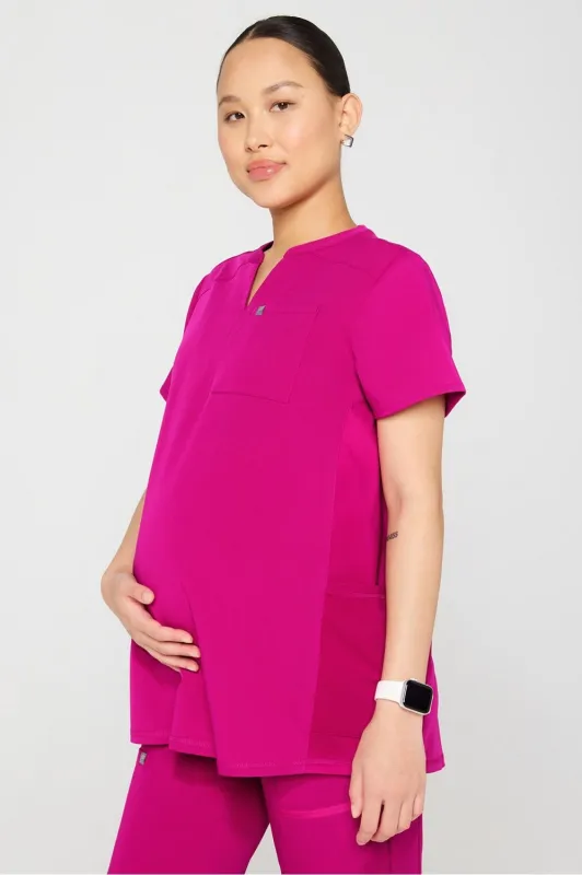 Instinct Maternity 3-Pocket Scrub Top sold by Fabletics