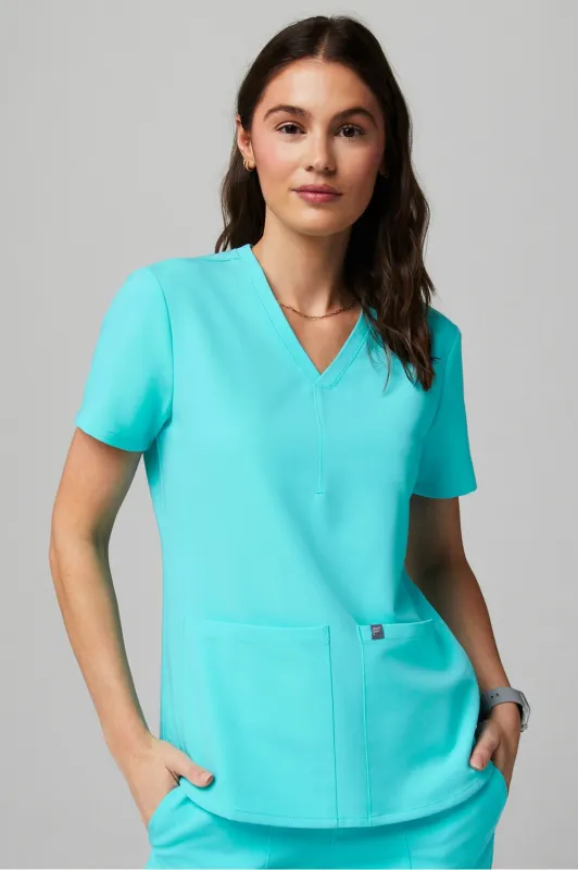 Method 2-Pocket Scrub Top sold by Fabletics