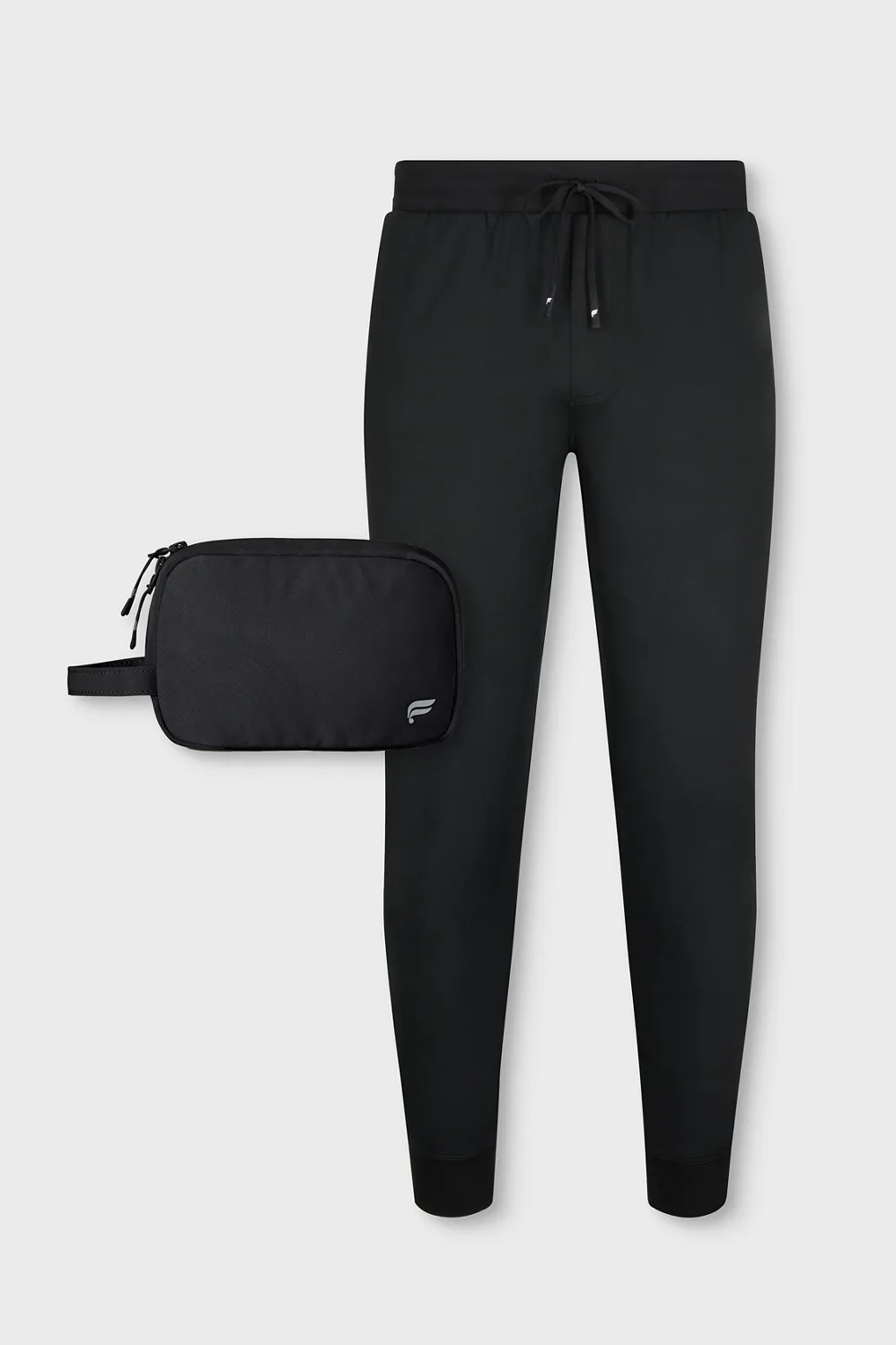 The Cloud Jersey Jogger & Toiletry Bag 2-Piece Bundle sold by Fabletics