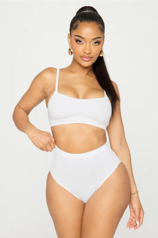 Snug Cotton Scoop Bralette sold by Fabletics