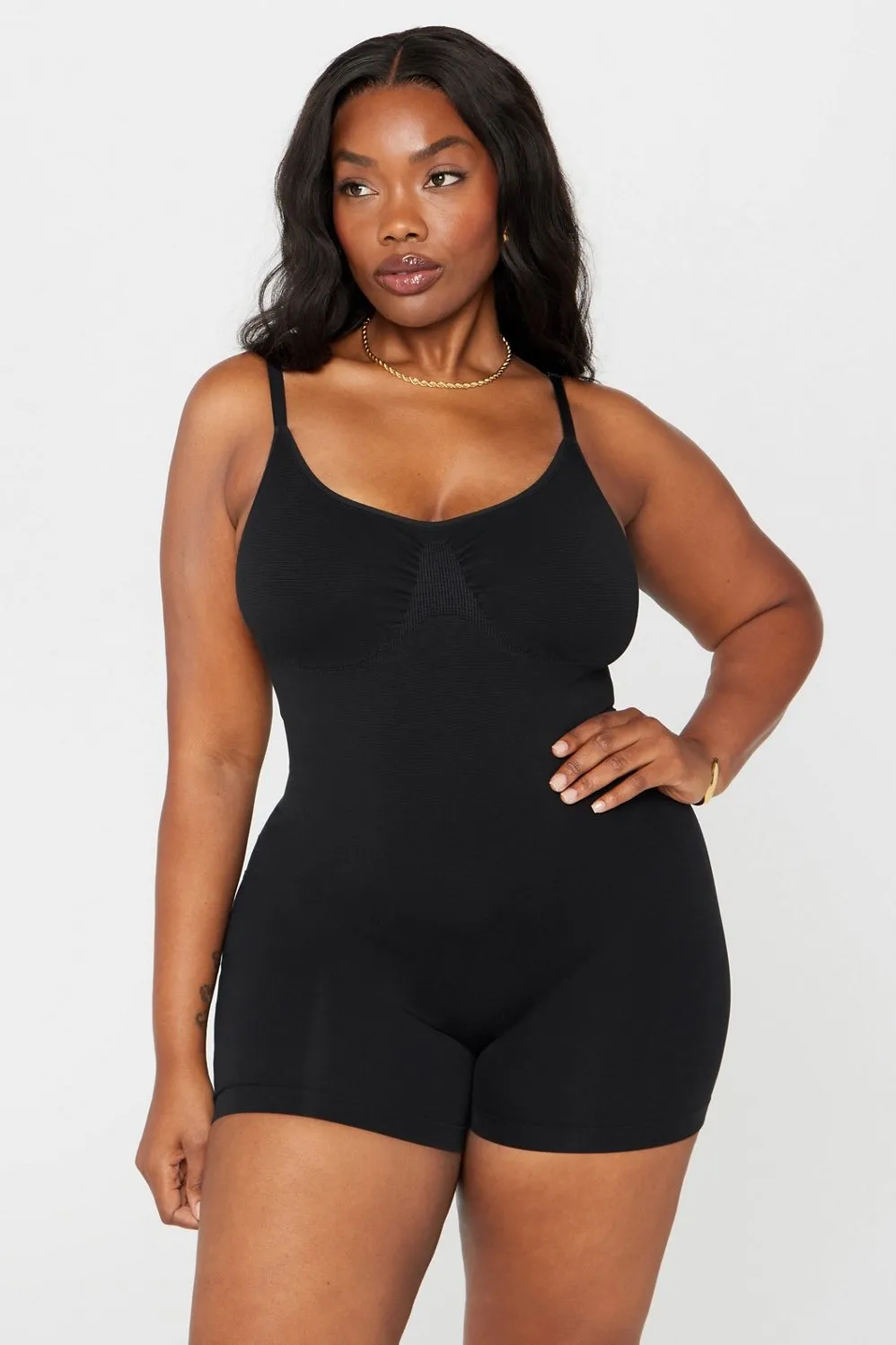 Smooth As Hell Shaping Short Onesie sold by Fabletics