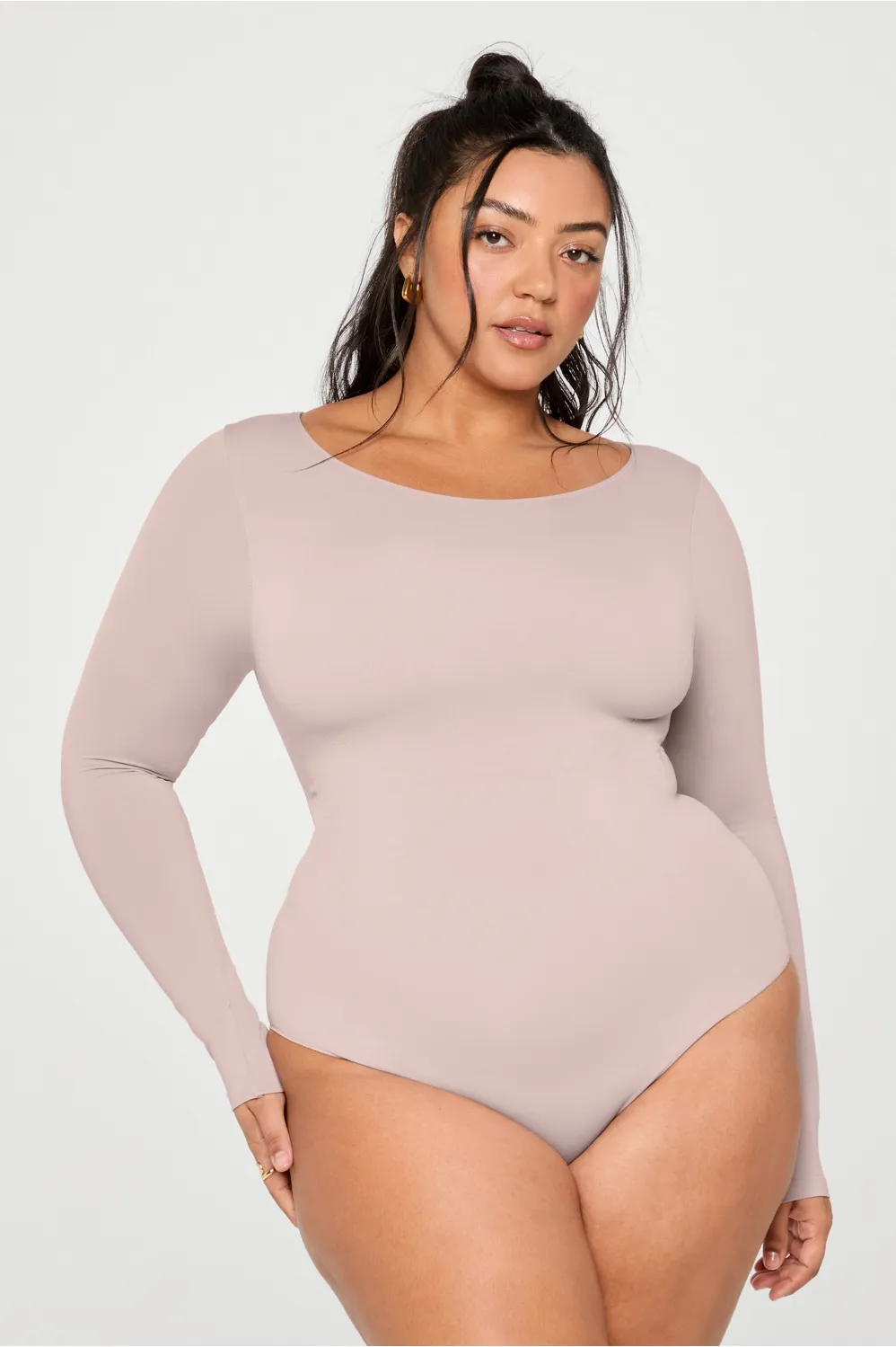 Nearly Naked Shapewear Long Sleeve Bodysuit sold by Fabletics
