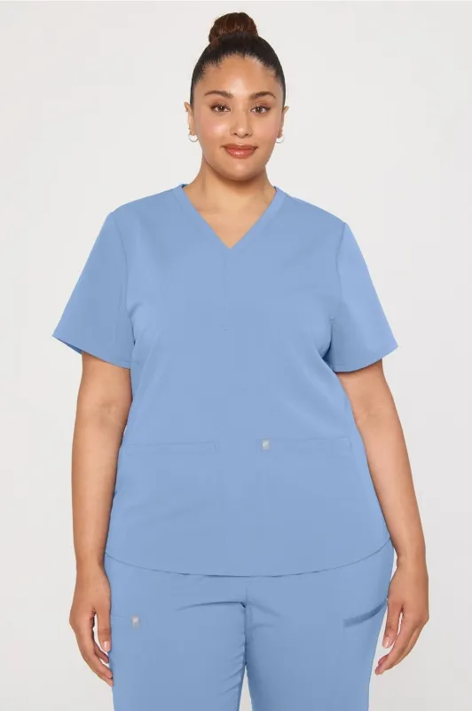 Method 2-Pocket Scrub Top (Petite Fit) sold by Fabletics