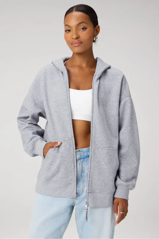 Cozy Fleece Oversized Zip Up Hoodie sold by Fabletics