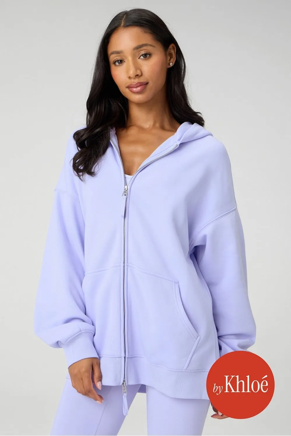 Cozy Fleece Oversized Zip Up Hoodie sold by Fabletics