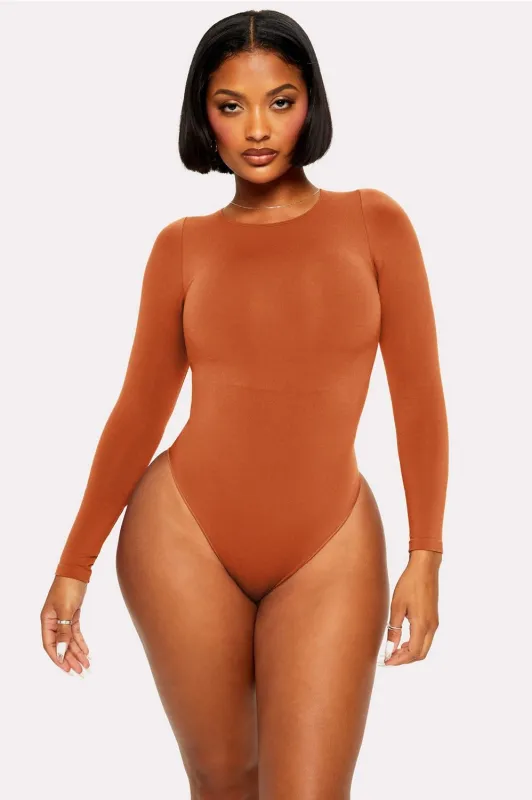 Nearly Naked Shapewear Long Sleeve Bodysuit sold by Fabletics
