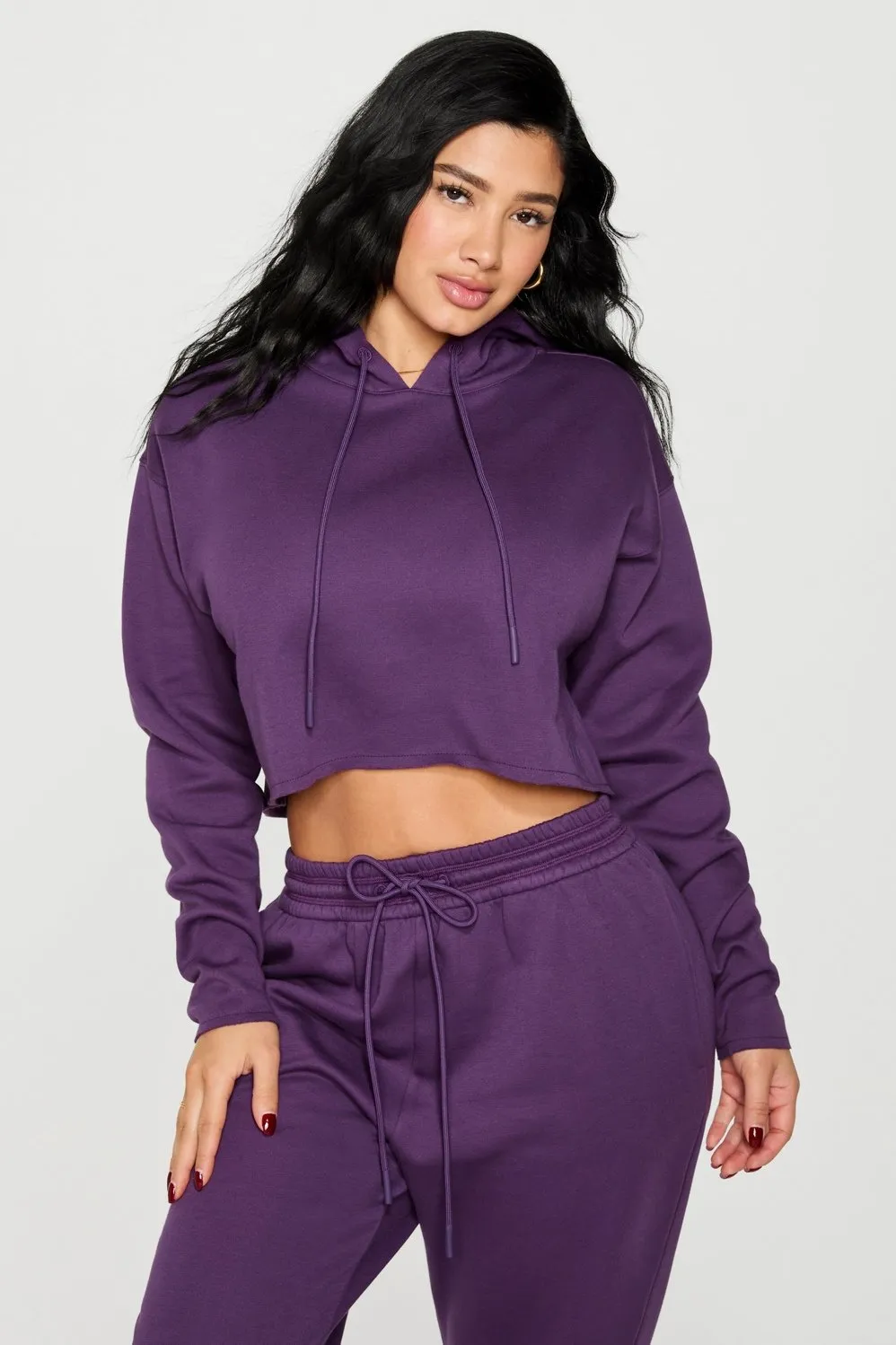 Cozy Fleece Everyday Cropped Hoodie sold by Fabletics