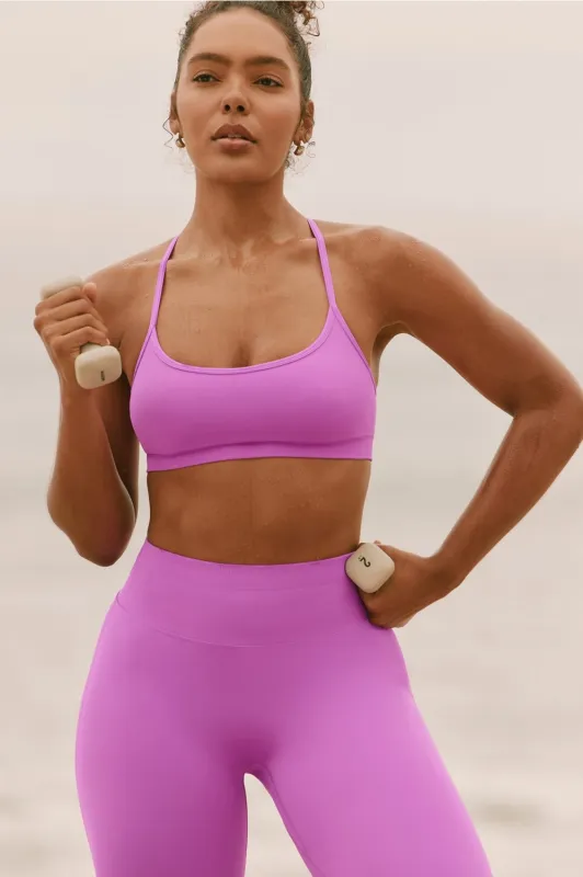Sleek Seamless Strappy Low Impact Bra sold by Fabletics