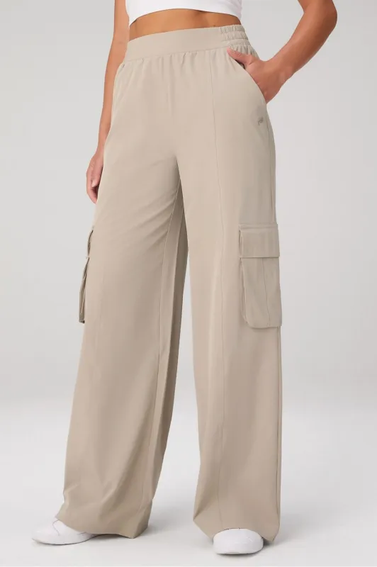 Downtown Wide Leg Cargo Pant sold by Fabletics