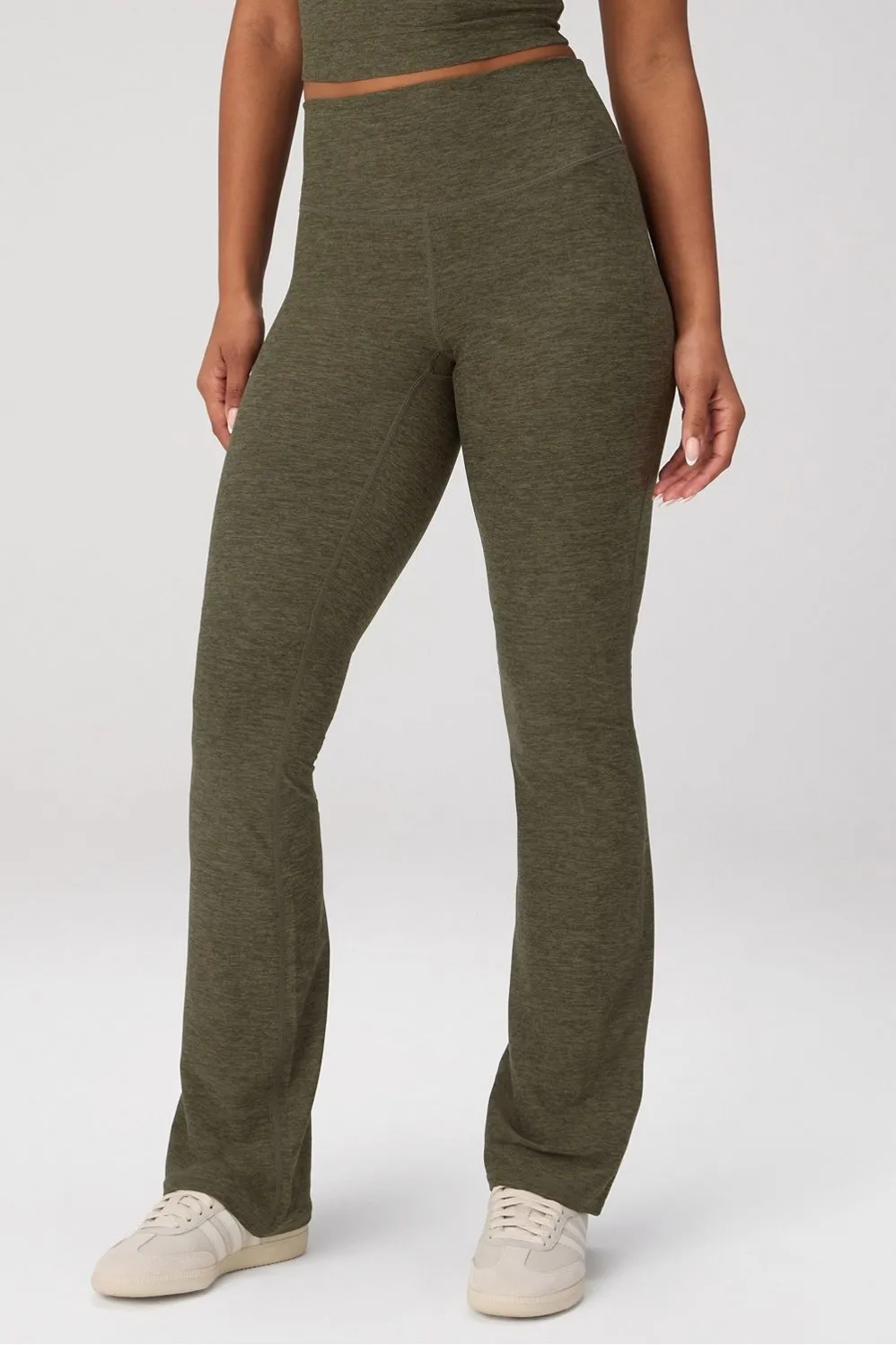 HeatherFlex High-Waisted TLC Mini Flare sold by Fabletics